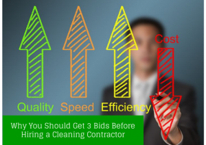 Get 3 commercial cleaning bids