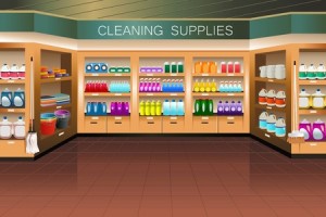 purchasing cleaning supplies in bulk