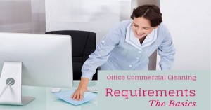 office commercial cleaning for desks