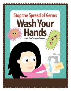 wash your hands to prevent colds and flus